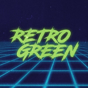 Retro Green Stream Package || Twitch Overlay || Stream Overlay