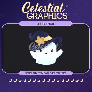 Yellow Ghost Twitch Emote, Badge, Channel Points, Discord Chat, Halloween Graphics Digital Download
