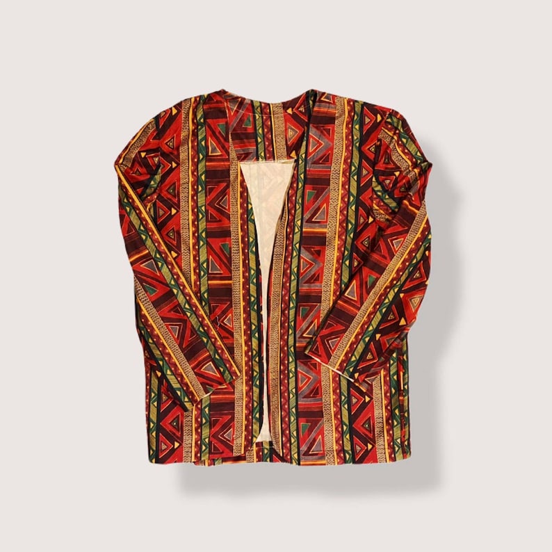 Tribal Southwestern Handmade Blazer Jacket Vintage Medium
