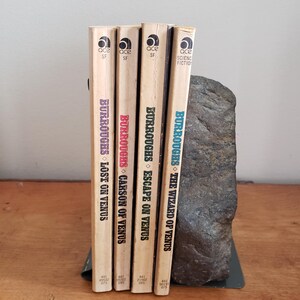 4 Vintage Edgar Rice Burroughs Paperbacks: Carson of Venus Series