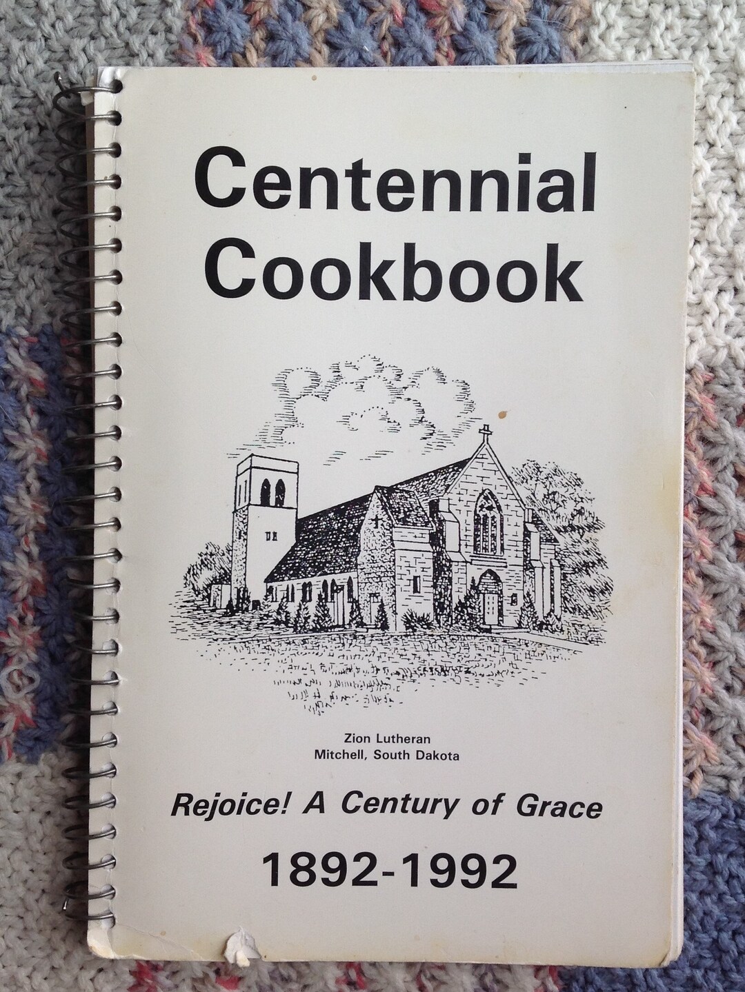 CENTENNIAL COOKBOOK Rejoice A Century of Grace 18921992 Zion Etsy