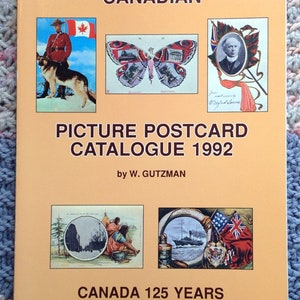 Kanadyjski katalog pocztówek obrazkowych 1992 autorstwa W. Gutzmana Kanada 125 lat Montreal 350 lat