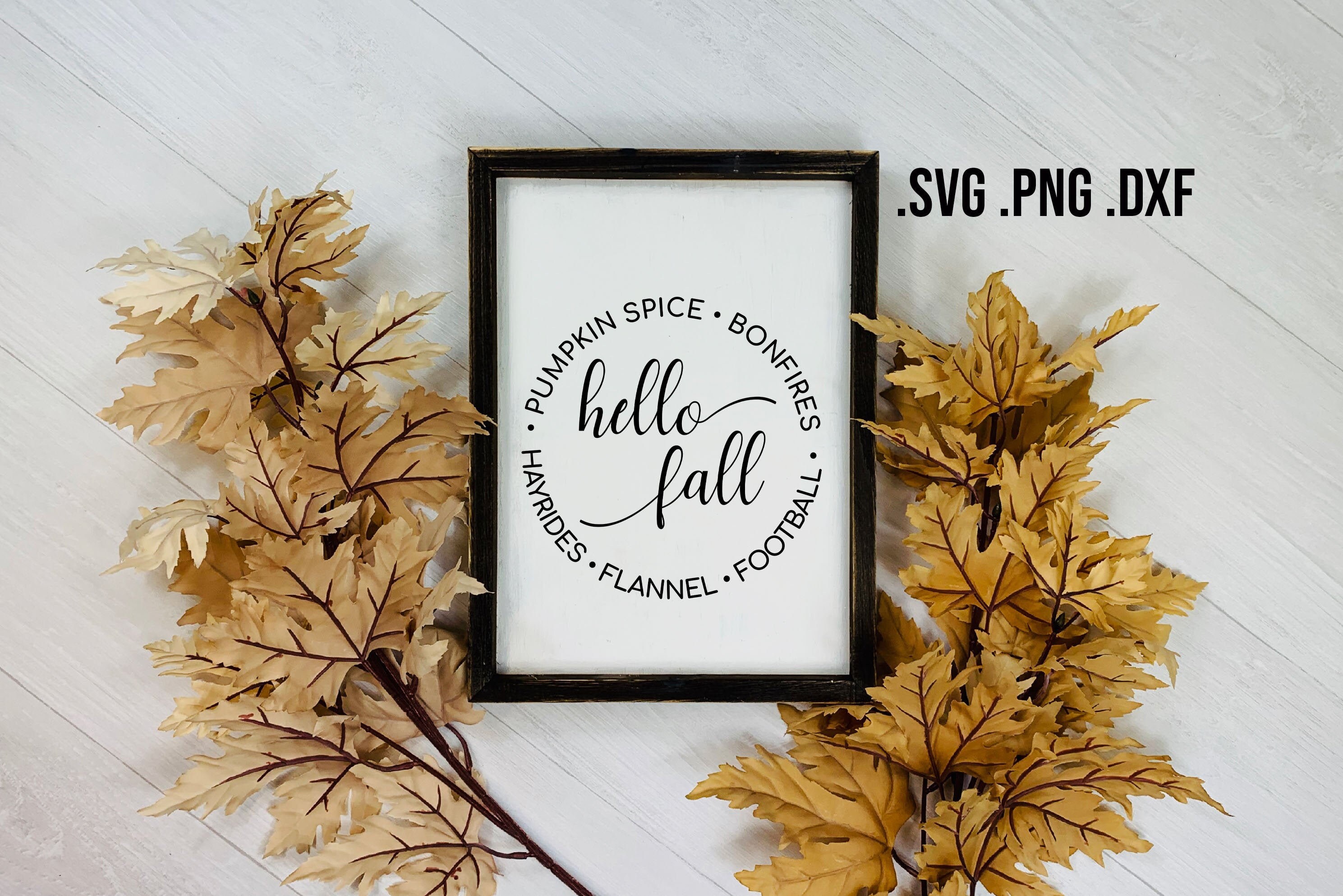 Hello Fall Svg Cutable Printable Pumpkin Svg Bonfires Hayrides Flannels ...