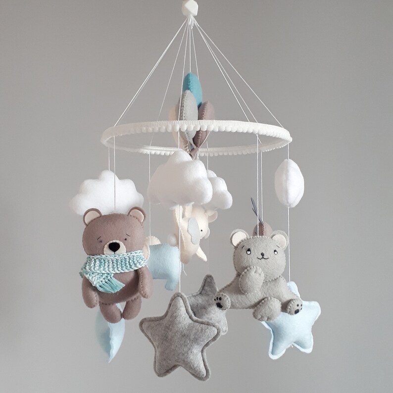 Animals mobile baby crib mobile new baby gift cot mobile Etsy