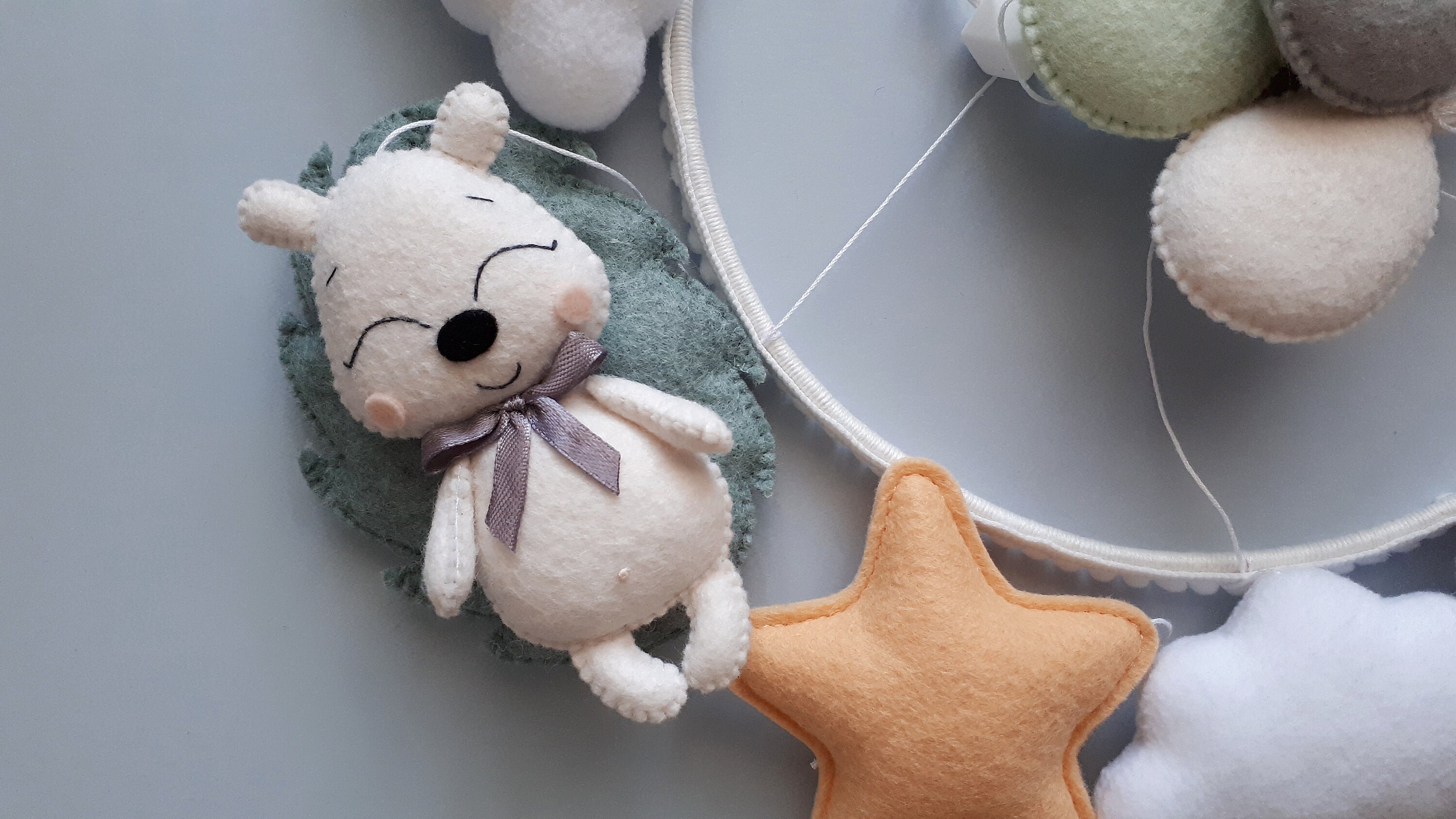 Woodland nursery Hanging baby mobile Woodland baby shower Etsy