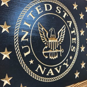 U.S. Navy Wooden American Flag Challenge Coin Display, Holds 90-100 Coins, High Quality, Custom Handmade in Texas