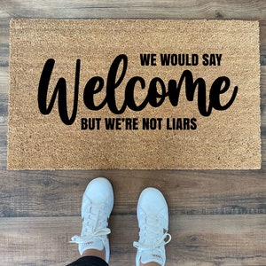 Un welcome doormat funny