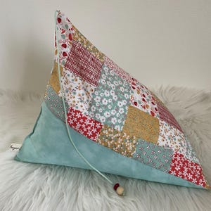 Lesekissen *Patchwork* Buchkissen Tabletkissen