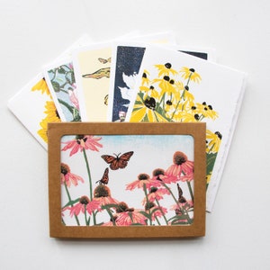 Assorted Flowers Blank Greeting Card Boxed Set image 1