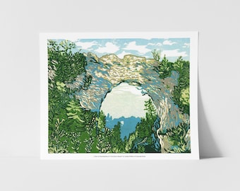 Arch Rock, Mackinac Island Fine Art Print