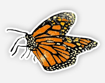 Monarch Vinyl Sticker