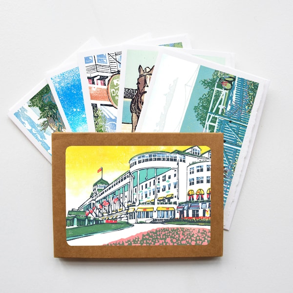 Assorted Mackinac Island, Michigan Blank Greeting Card Boxed Set