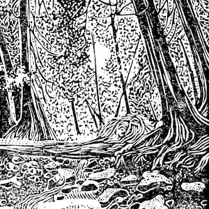Brown&#39;s Brook Original Block Print