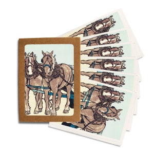 Coffret de cartes de voeux vierges Dray Team on the Dock