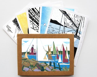 Assorted Great Lakes Sailing Blank Greeting Card Boxed Set