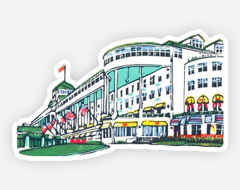 The Grand Hotel Vinyl Sticker