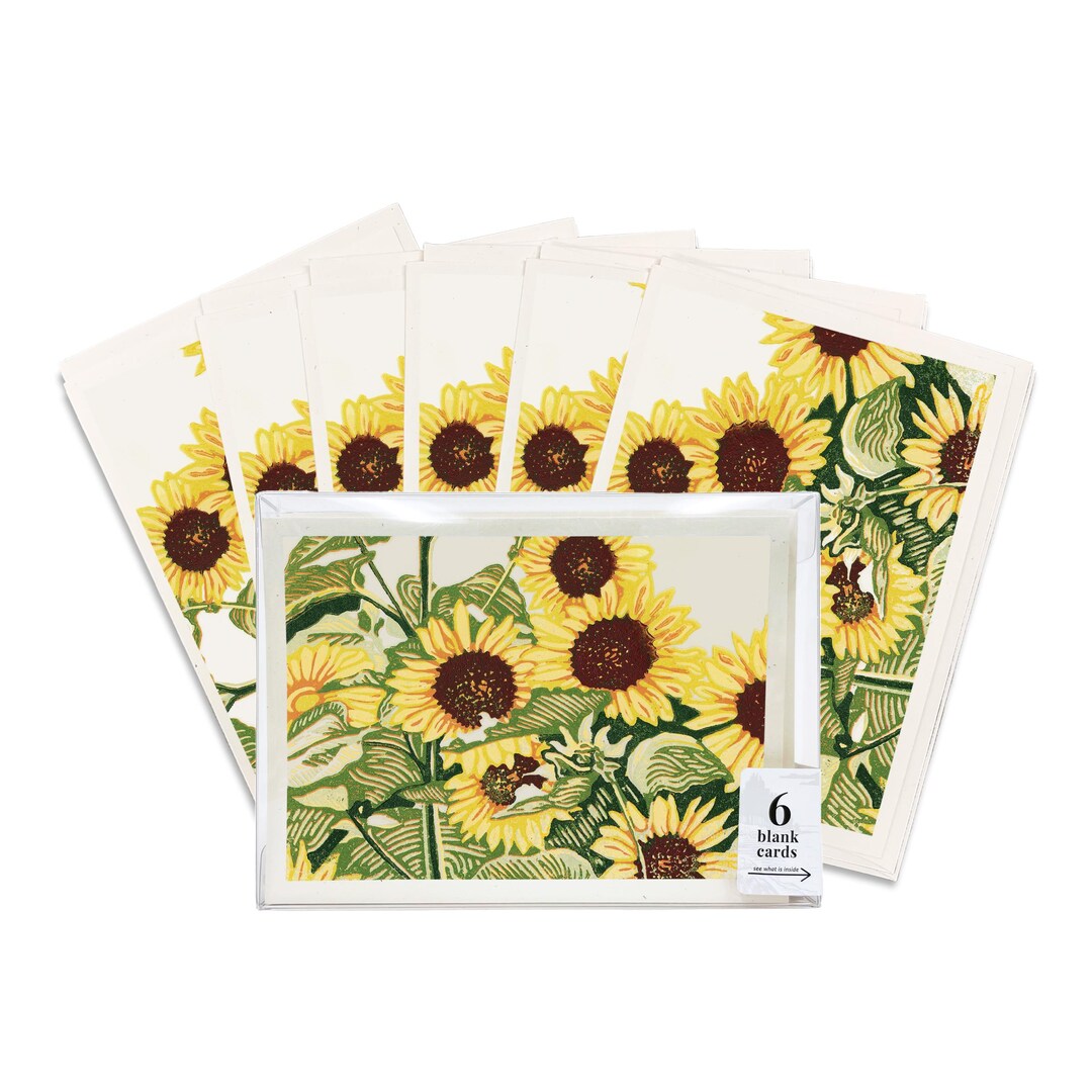 Sunflower Patch Blank Greeting Card Boxed Set - Etsy