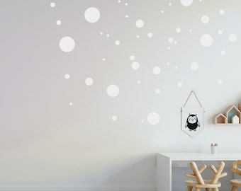 50x Autocollant mural DOTS