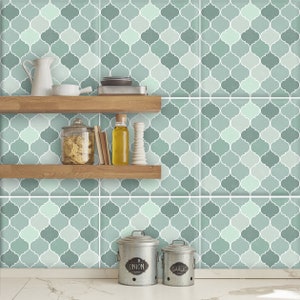 Kakeldekorationer, Marrakeshgrönt, 10 stycken