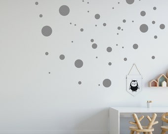 50x Autocollant mural DOTS