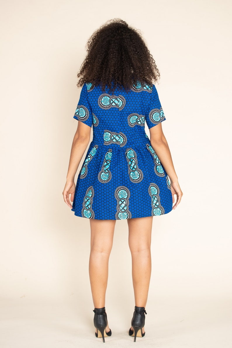 African Dresses for Women African Short Dress Ankara Dress - Etsy UK