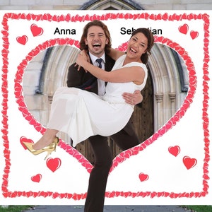 Hochzeitsherz zum Ausschneiden * Das klassische Hochzeitsspiel