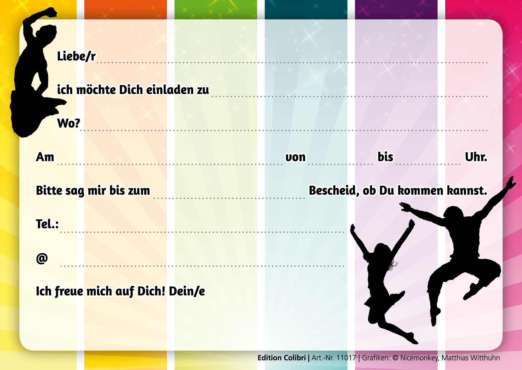 Coole Einladungskarten zum Kindergeburtstag im JumpHouse /zur Etsy.de