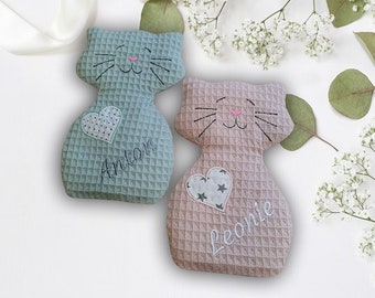 Heat cushion *Little Cat* made of cotton | customizable | Large selection of fabrics