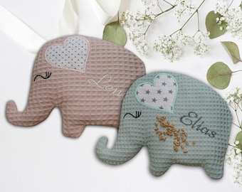 Heat cushion *Large elephant* made of cotton | customizable | Large selection of fabrics