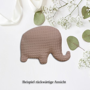 Wärmekissen Kleiner Elefant aus Baumwolle personalisierbar Große Stoffauswahl Bild 2