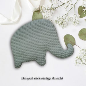 Wärmekissen Großer Elefant aus Baumwolle personalisierbar Große Stoffauswahl Bild 2