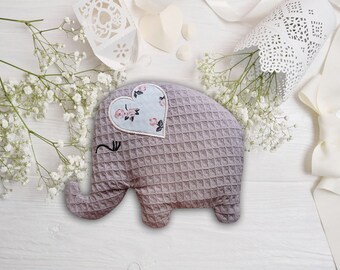 IMMEDIATELY AVAILABLE | Heat cushion *Little Elephant* made of cotton in the color old pink