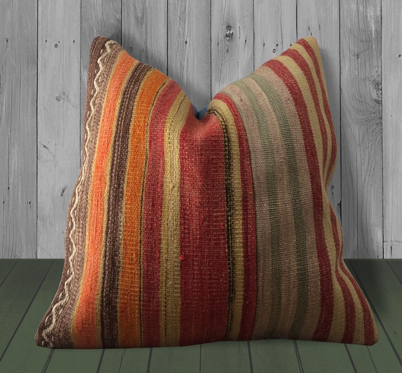Colorful Pillow Covers 20x20 Large Throw Pillow Decorative Etsy