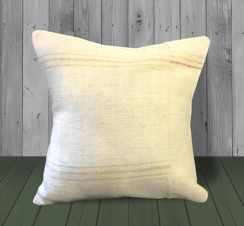 Cream White Beige Couch Cushion Cover 20x20 Large Pillow Etsy