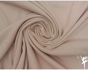 RIB Jersey Beige Light