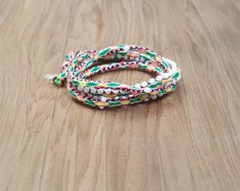 Boho Beaded Wrap Bracelet  Women, Men, Teenage