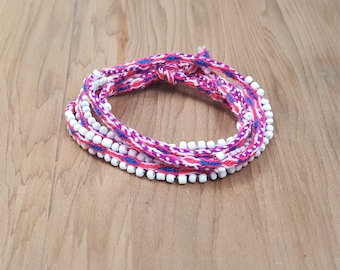 Boho Beaded Wrap Bracelet  Women, Men, Teenage