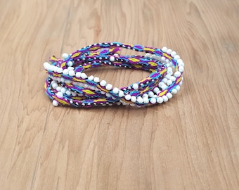 Boho Beaded Wrap Bracelet  Women, Men, Teenage