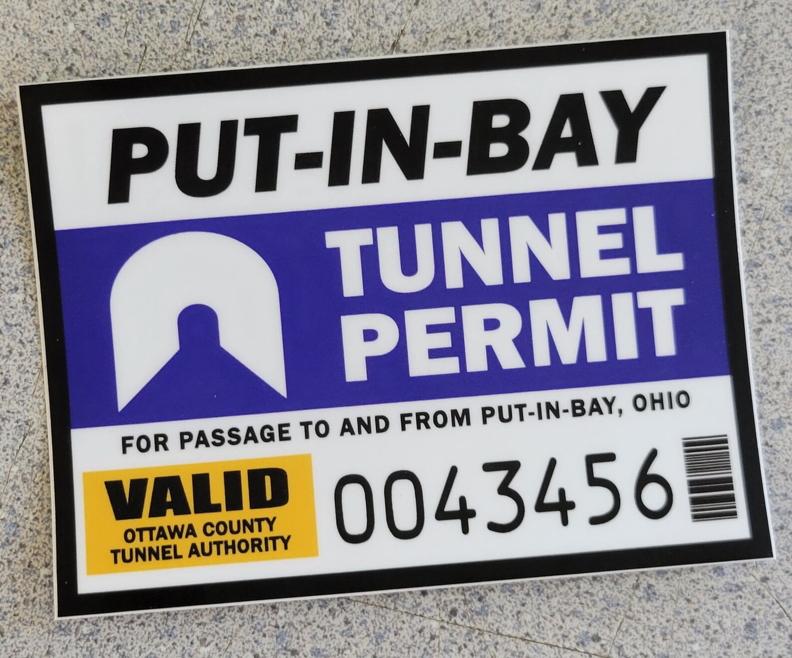 OFFICIAL Putinbay Tunnel Permit Etsy