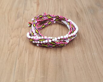 Boho Beaded Wrap Bracelet  Women, Men, Teenage