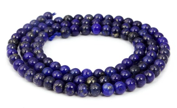 Kugel Lapis Lapislazulli 4mm Perle Strang