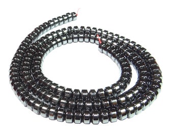Cocardes / roues en hématite en quatre tailles: brin de perle de 3, 4, 5 ou 6 mm pour bracelet, chaîne et plus