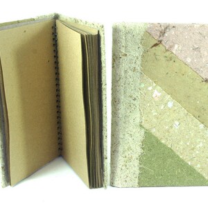 Notizbuch / Poesiealbum Papiere Handarbeit aus handgeschöpftem Papier, Y-18 Bild 4