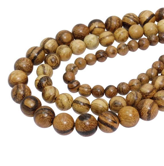 木製ビーズ数珠 再販handmade20mm特大ウッドビーズ数珠ネックレス木製