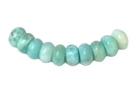 Larimar Wheel Beaded Stretchy Bracelets Larimar Wheel Beaded Stretchy Bracelets