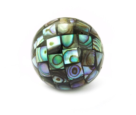 XXL-Perlen ganze Muschel-Schale Abalone Paua // Seeohren // See-Opal // Perlmutt