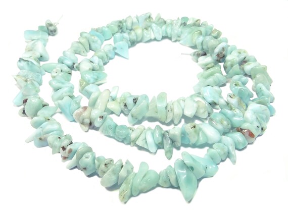 Larimar /"Atlantis-Stein/" Splitter-Nuggets ~ 5-10 mm Perlen LARI-2