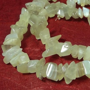 Moonstone (real!) nuggets approx. 5-10 mm gemstone beads strand for bracelet, necklace & more