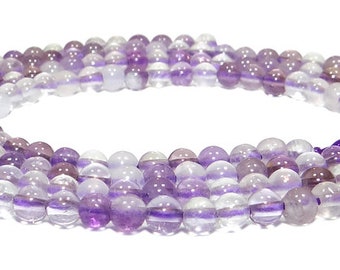 Purple Fluorite Balls 2mm Gemstone Beads Strand for Necklace, Bracelet & More ~ Seed Beads ~ Mini Beads ~ Spacer ~