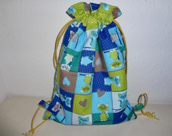 Turnbeutel Katzen, Turnbeutel Kinder, Rucksack Kinder, Kinderturnbeutel, Turnsack Kinder, Kinderturnsack, Kinderrucksack